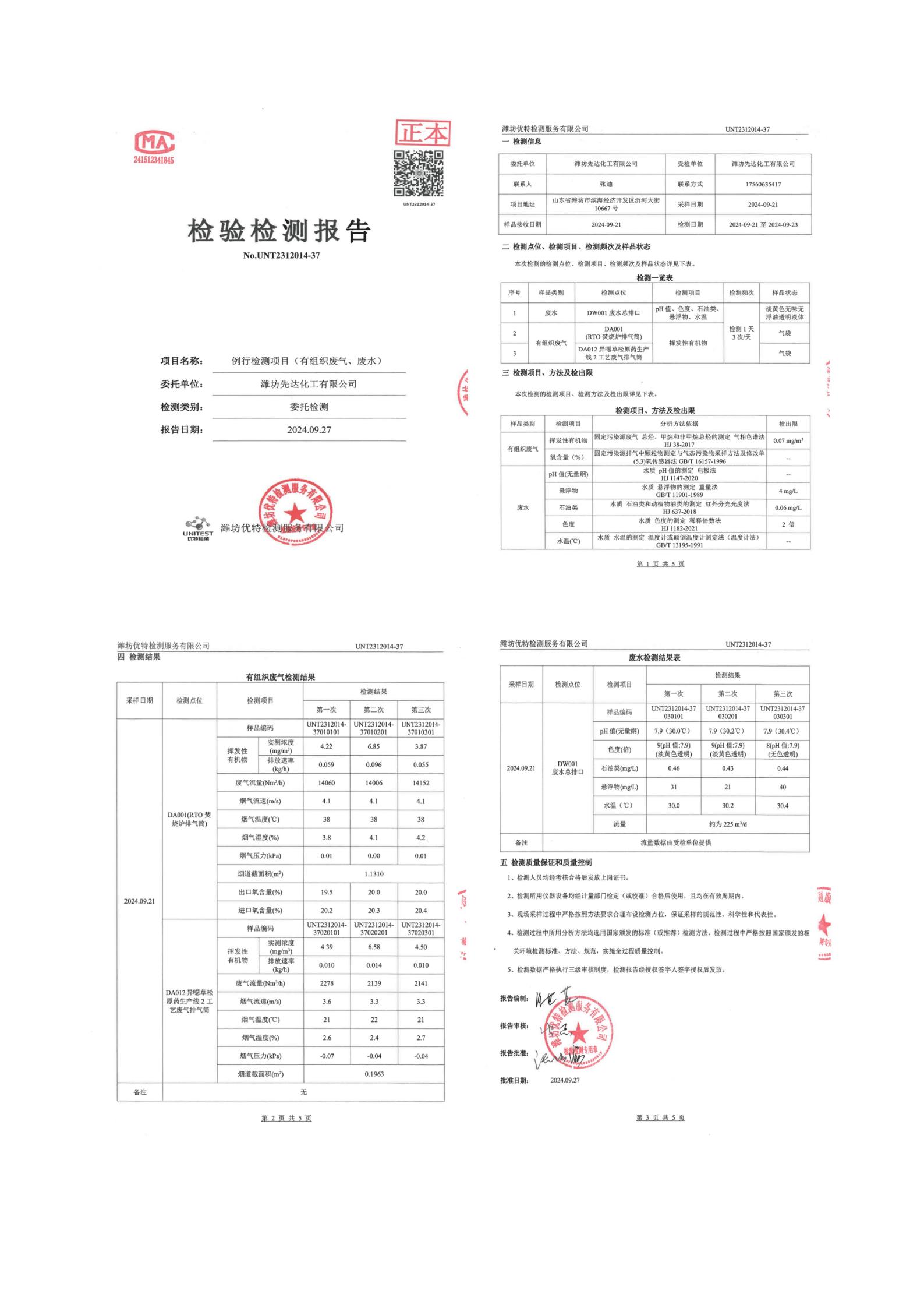 2024骞存綅鍧婂厛杈惧寲宸ユ湁闄愬叕鍙革紙绗笁瀛ｅ害锛夌幆澧冧繚鎶や俊鎭叕绀篲06.jpg